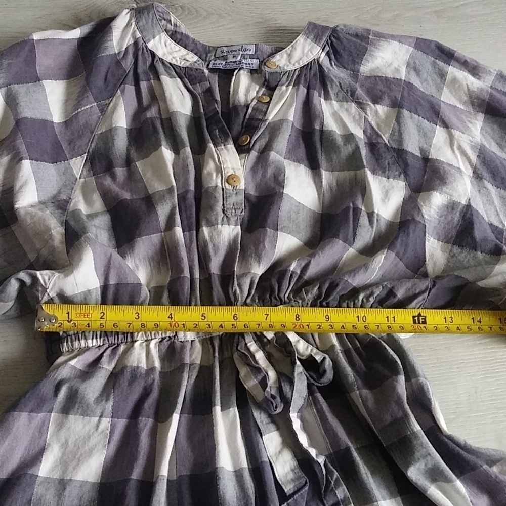 Steven Alan Authentic bleeding plaid‎ shirt dress - Picture 12 of 15